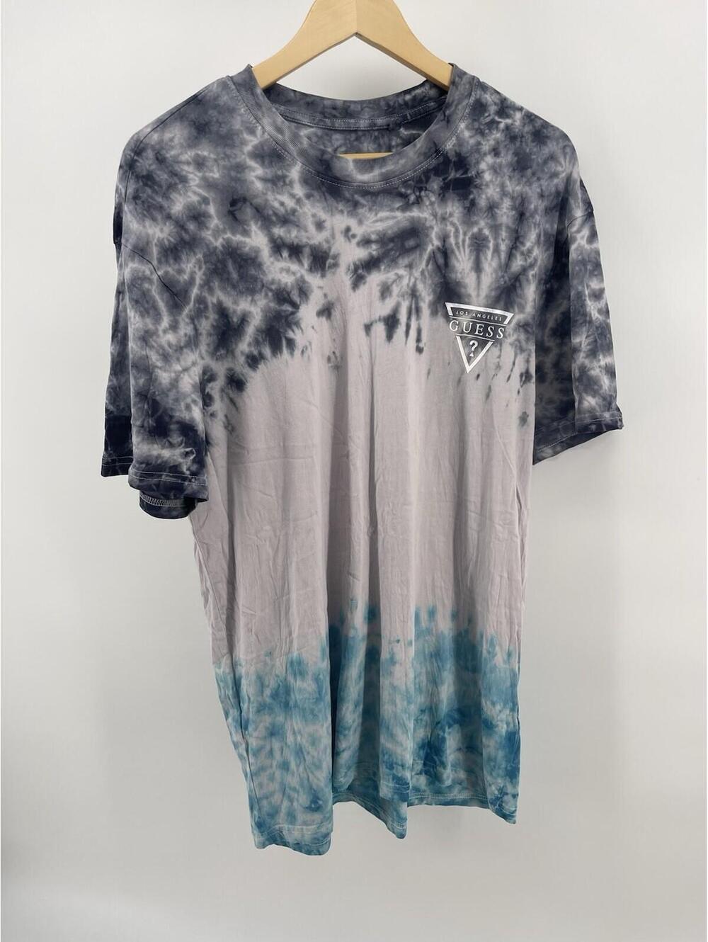 GUESS LA. Men's Short Sleeve Crew Neck Tie Dye XL